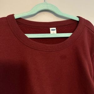 Old Navy Burgundy Long-Sleeve